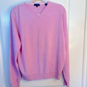 Lilly Pulitzer | V Neck Cashmere Sweater baby pink  Long Sleeve Size M